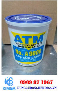 Keo sữa latex No. A9000 ATM polyvinyl acetate adhesive latex (Keo dán giấy)