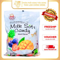 Kẹo Sữa Mềm Milk Soft Candy 320g Thái Lan Kẹo Dẻo Mềm, Thơm Ngon Mix Vị Trái Cây