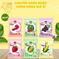Kẹo Sữa Mềm Trái Cây Milk Sof Candy Biskio Thái Lan 380g 100 Viên Thái Lan, Ăn Vặt Thơm Ngon - Hinohouse