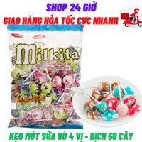 Kẹo Sữa Trái Cây Milkita Bịch 50 Cây