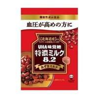 Kẹo Sữa Vị Đậu Đỏ, UHA 8.2, Red Bean Milk Candy (93g) - MIKAKUTO TOKUNO