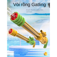 Kéo Súng Nước Đồ Chơi Trẻ Em Xịt Nước Gatling Trôi Súng Nước Bé Gái Bé Trai Chơi Nước Dụng Cụ Tiện Dụng Súng Chiến Đấu Nước