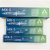Keo tản nhiệt Arctic MX5 - 2g, 4g, 8g, 20g, - Mẫu mới MX-5 hiệu năng
