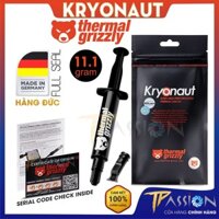 Keo tản nhiệt Thermal Grizzly Kryonaut 11.1 grams (11.1g) - Mẫu mới, Hàng Đức chính hãng, kem gấu tản nhiệt CPU VGA GPU