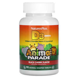 Kẹo tăng canxi Animal Parade Vitamin D3 500IU Nature's Plus