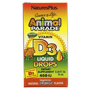 Kẹo tăng canxi Animal Parade Vitamin D3 500IU Nature's Plus