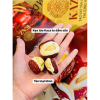 KẸO TÁO ĐỎ SỮA LẠC ĐÀ HẠT ĐiỀU KAZA SIÊU NGON GÓI 500g( 1 túi 30cái kẹo)