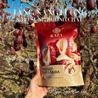 KẸO TÁO ĐỎ SỮA LẠC ĐÀ HẠT ĐiỀU KAZA SIÊU NGON GÓI 500g( 1 túi 30cái kẹo)