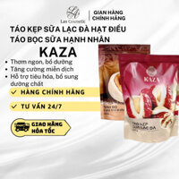 KẸO TÁO ĐỎ SỮA LẠC ĐÀ HẠT ĐIỀU KAZA GÓI 500g (30 gói/túi)/ TÁO ĐỎ BỌC SỮA HẠNH NHÂN 500g