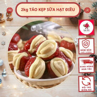 Kẹo Táo Đỏ Tân Cương Nhân Hạt Điều Sữa Lạc Đà Không Hạt, Quả Loại 1 Ăn dẻo Bùi Bùi Thơm Ngon