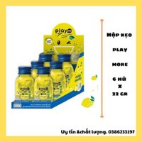 Kẹo Thái Lan _Hộp kẹo Playmore vị Chanh muối hũ 22g (6 hũ ×22g)