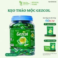 Kẹo thảo mộc Gezcol Hủ 300 viên - Genat - Giao 2H HCM