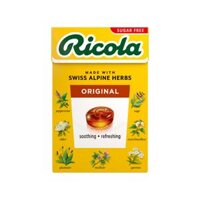Kẹo Thảo Mộc Không Đường Ricola Vị Original 40g – Ricola Sugar Free Original Swiss Herb Candy 40g