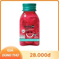 Kẹo The Vị Dưa Hấu Playmore Hũ 22G