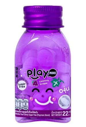 Kẹo the vị nho Play More hũ 22g