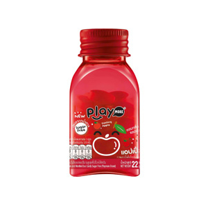 Kẹo the vị táo xanh Play More hũ 22g