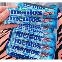 Kẹo thỏi Mentos hương bạc hà/24bịch*16