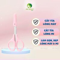 Kéo Tỉa Mày, Cắt Lông Mi Jary Eyebrow Scissors Màu Hồng