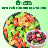 Kẹo Trà Sữa Milk Tea Candy. kẹo Ngậm Không Đường Mix Vị 3 Vị, Đồ Ăn Vặt Cao Cấp