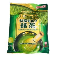 Kẹo trà xanh nhân sữa hiệu UHA Tokuno 58g Nhật bản.