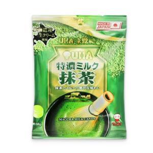 Kẹo trà xanh nhân sữa 8.2 UHA Nhật 84G
