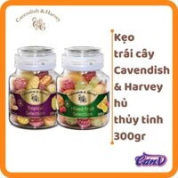 Kẹo trái cây Cavendish & Harvey hủ thủy tinh 300gr
