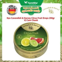 Kẹo trái cây Cavendish & Harvey Vị Citrus 200g - Sản phẩm nhập khẩu từ Đức