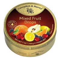 Kẹo trái cây Cavendish & Harvey Mixed Fruit đỏ 200g (Đức)