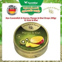 Kẹo trái cây Cavendish & Harvey Vị Mango Kiwi 200g - Hương vị tuyệt vời từ Đức