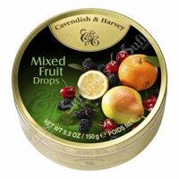 Kẹo Trái Cây Cavendish & Harvey Mixed Fruit Drops Candy 150g