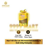 Kẹo Trái Cây Lot 100 Assorted Gummy Vị Xoài 225g Malaysia