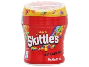 Kẹo trái cây Skittles Original hũ 100g