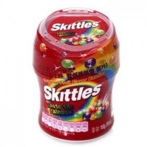 Kẹo trái cây Skittles Original hũ 100g