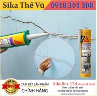 Keo trám khe đa năng chống thấm, trám nứt cho tường và sàn - Sikaflex- 134 Bond &amp; Seal tuýp 300ml