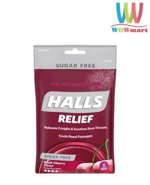 Kẹo trị ho Halls vị Cherry - 25 viên
