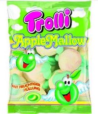 Kẹo Trolli Apple Mallow gói 144g - Bánh kẹo nhập khẩu Đức