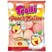 Kẹo Trolli Peach Mallow gói 144g - Bánh kẹo nhập khẩu Đức