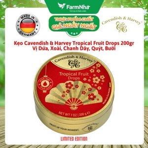 Kẹo Tropical Fruit Drops Cavendish & Harvey - 200g