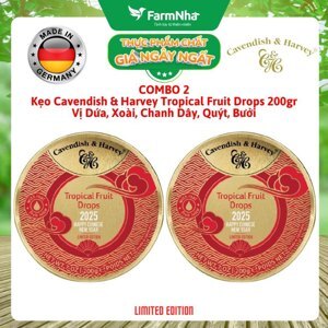 Kẹo Tropical Fruit Drops Cavendish & Harvey - 200g