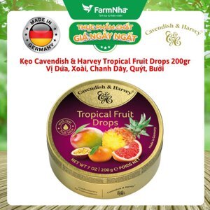 Kẹo Tropical Fruit Drops Cavendish & Harvey - 200g