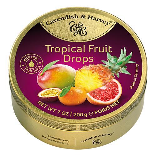 Kẹo Tropical Fruit Drops Cavendish & Harvey - 200g