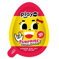 Kẹo trứng đồ chơi sô cô la sữa bất ngờ Playmore 20g (giao mẫu ngẫu nhiên)