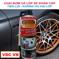 Keo Tự Vá Lốp Ô Tô Xe Máy -  Bơm Vá Lốp Không Săm, Có Săm - An Toàn, Nhanh, Tiết Kiệm - Herios Tire Inflator [MILOZA]