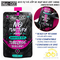 Keo tự vá lốp vỏ không ruột xe đạp MTB Tubeless Sealant MUC-OFF 140ML