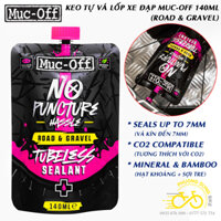 Keo tự vá lốp vỏ không ruột xe đạp Road & Gravel Tubeless Sealant MUC-OFF 140ML