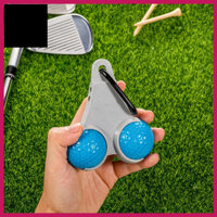 Keo| Túi Golf Kèm Bóng Và Tees Pla Golf Ball Stand Nhiều Màu Sắc 3d In Hình Bóng Golf Có Kẹp Cho Túi Golf Giữ 2 Quả Bóng Và 2 Tee Golf Cho Đông Nam
