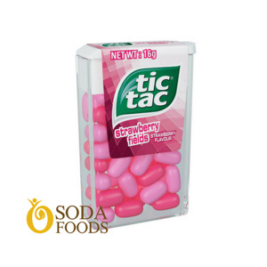 Kẹo vị dâu và bạc hà Tic Tac hộp 14.5g