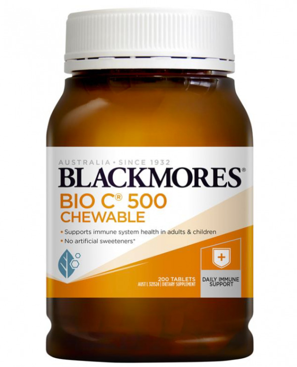 Kẹo vitamin C Blackmores Bio C Chewable 500mg 200 viên