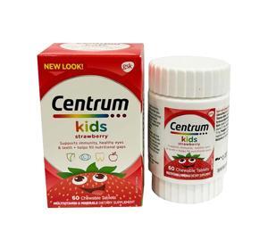 Kẹo vitamin Centrum Kids Multi Vitamin 60 Strawberry