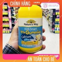 Kẹo Vitamin Nature's Way Kids Smart VITA Gummies Calcium + Vitamin D (Gum Canxi) 60 viên - Úc kenbomshop